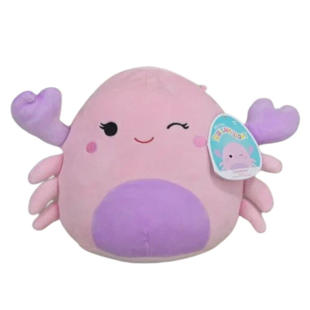 NWT Squishmallow Cosmina The Pink Crab 8" Plush Kellytoy Original